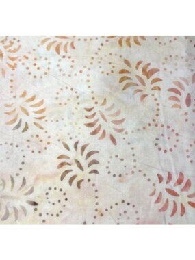 Batik-Inspired Cotton Fabric Material 13x48" Crafting Quilts Home Décor DIY Proj